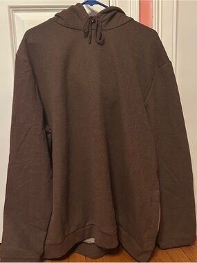 Men’s Cozy Brown Hooded Sweater - NWT